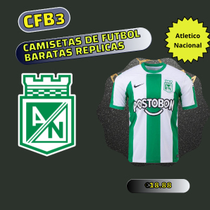 camiseta replica Atletico Nacional